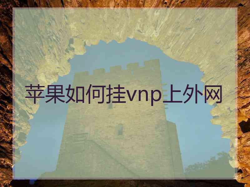 苹果如何挂vnp上外网