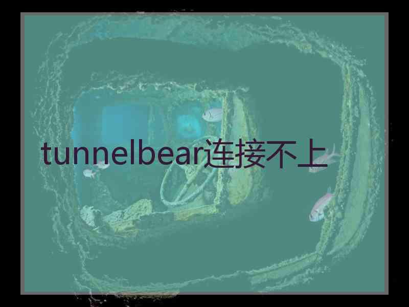 tunnelbear连接不上