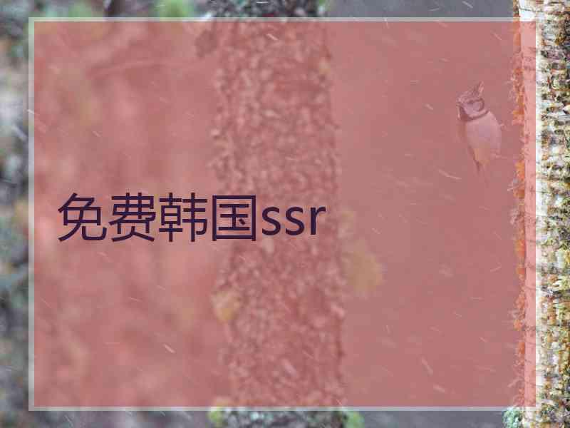 免费韩国ssr