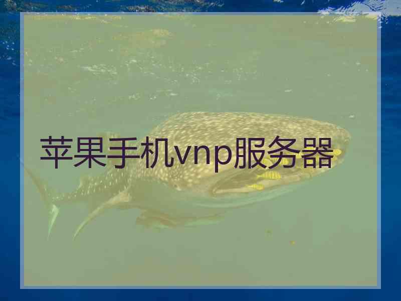 苹果手机vnp服务器