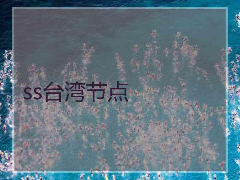 ss台湾节点