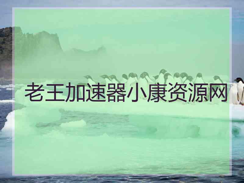 老王加速器小康资源网