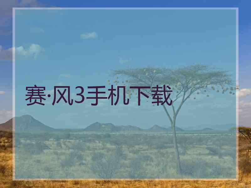 赛·风3手机下载