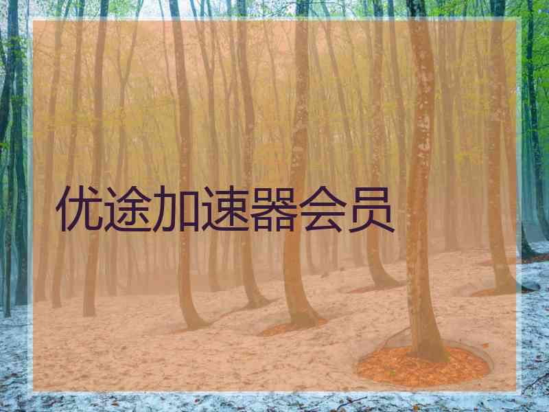 优途加速器会员