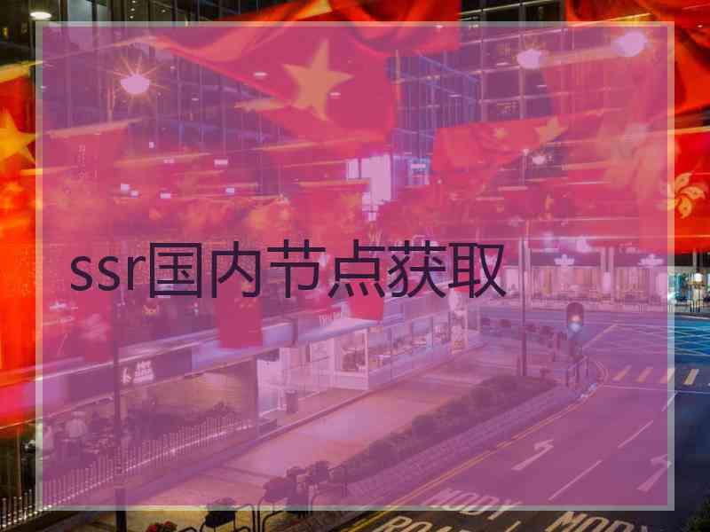 ssr国内节点获取
