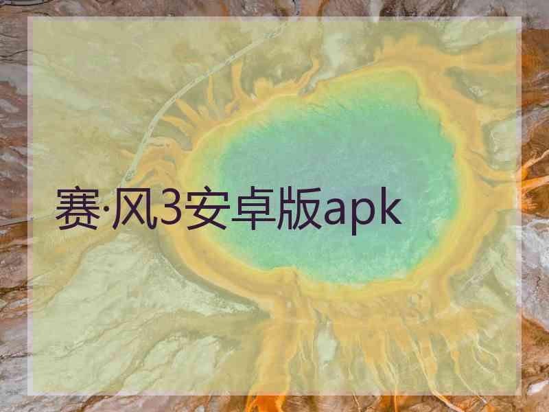 赛·风3安卓版apk