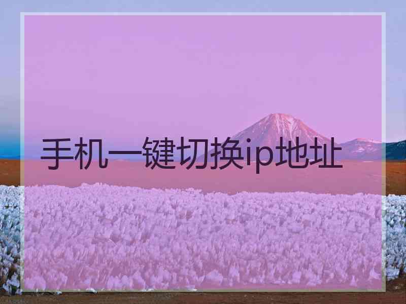 手机一键切换ip地址