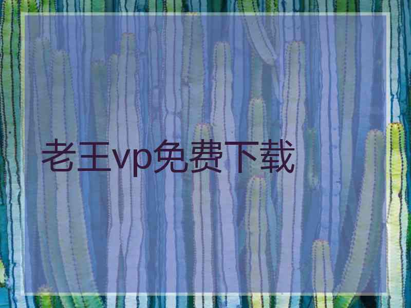 老王vp免费下载