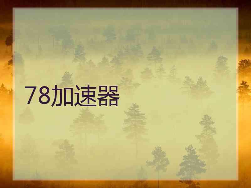 78加速器