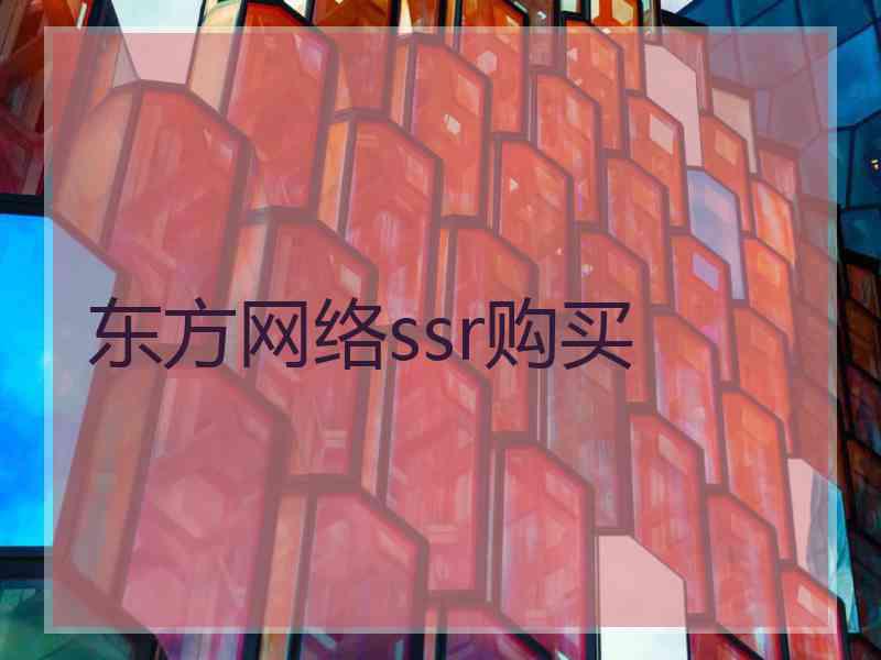 东方网络ssr购买