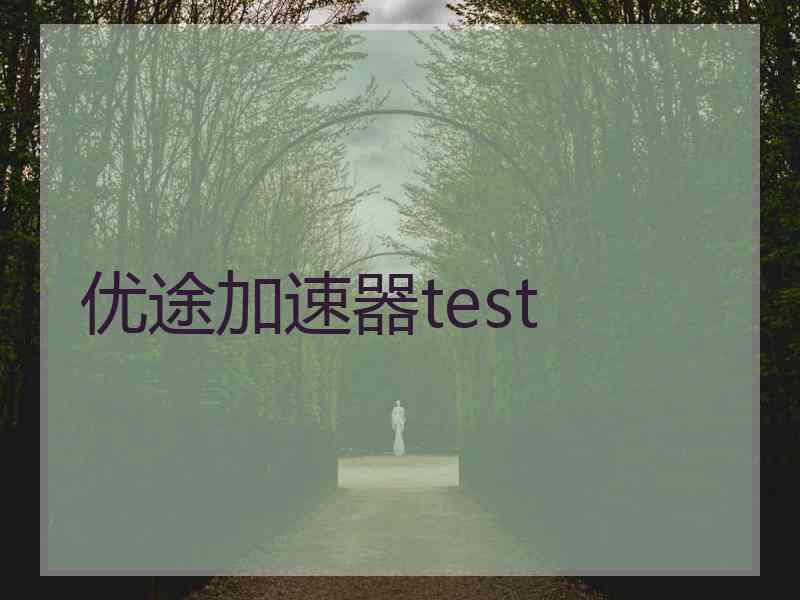 优途加速器test