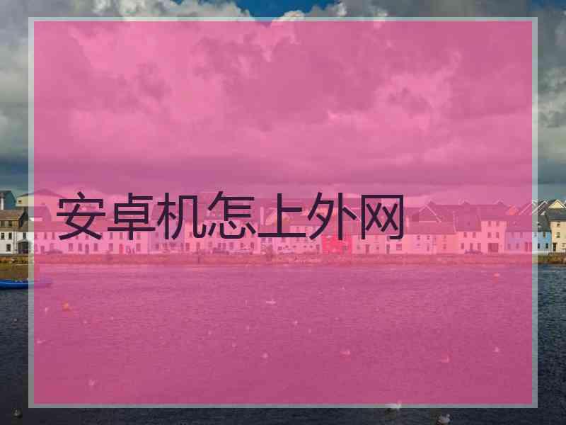 安卓机怎上外网