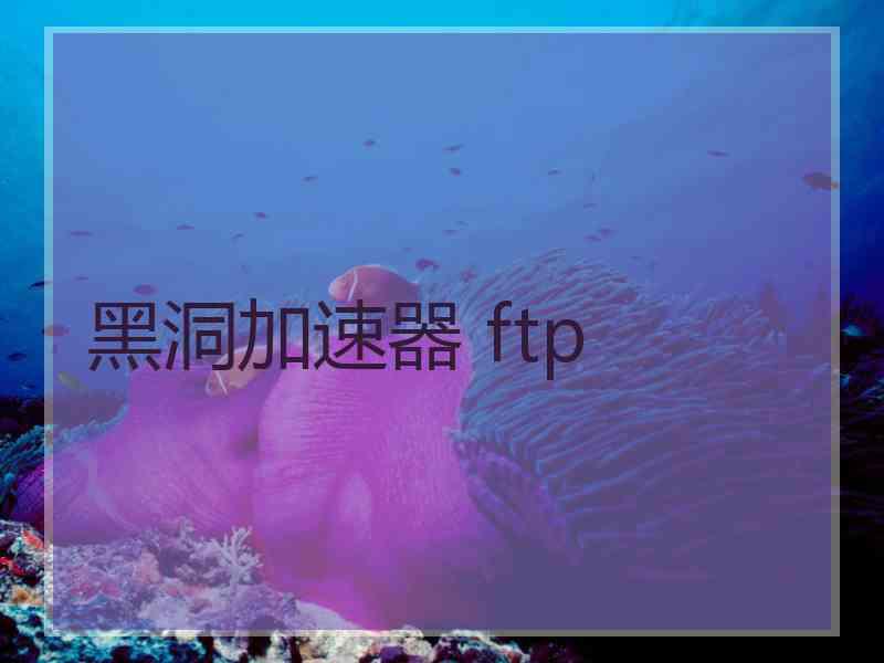 黑洞加速器 ftp