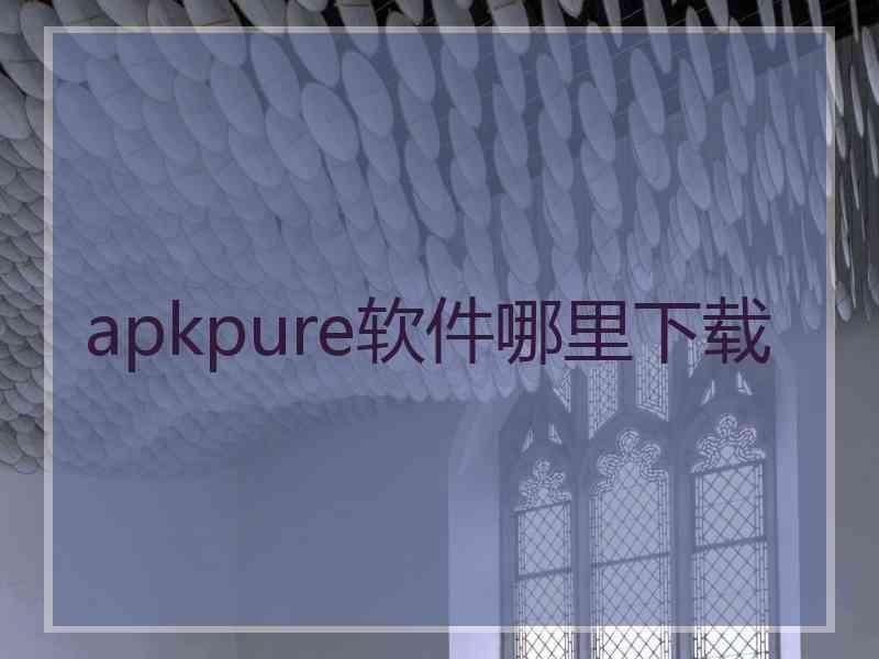 apkpure软件哪里下载