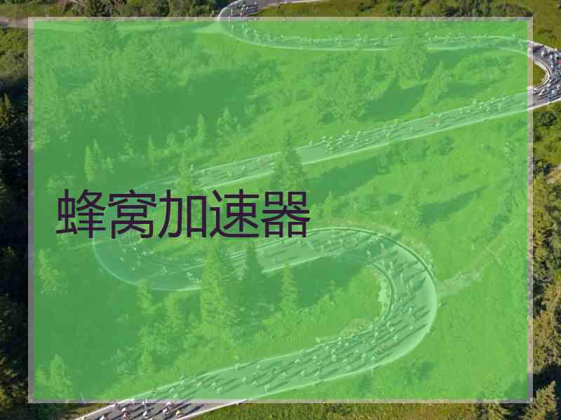 蜂窝加速器