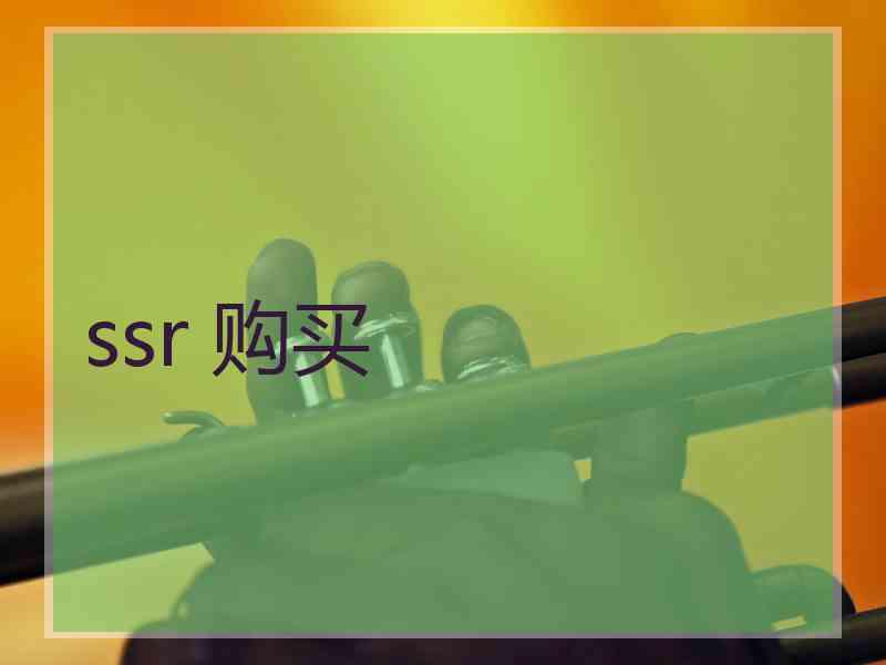 ssr 购买